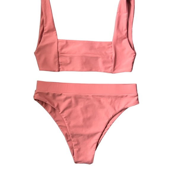 Summer Love Club Rio Bikini Bottom + Florence Top in Guava Size Small - Picture 6 of 16